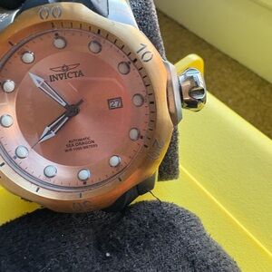 Invicta Sea Dragon Rose Gold and Black Watch